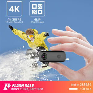 SJCAM C100 C100+ กล้องแอคชั่น 4K/30FPS สีขาว 30M ติดเชื้อ WiFi กล้องติดหมวกกันน้ํา SPORT CAMERA Action DV Cam รับประกันหนึ่งปี