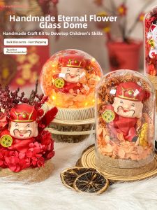 Preserved Flower in Glass Dome DIY Gift Kit