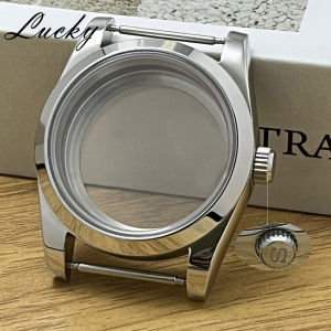 36mm 40mm Fit NH34 NH35 NH36 ETA2824 PT5000 Movement Case Brushed Center  Bracelet Sapphire Glass Crystal Suitable S Crown