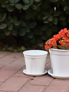 MYM HOME กระถางแกลลอน กระถางพลาสติก กระถางควบคุมราก กระถางกุหลาบ กระถางหนา สำหรับการปลูกพืชและดอกไม้