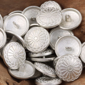 Cute Sunflower Nursery School Uniform Jacket College Style Metal Buttons Cosplay JK Uniform Tea Gold Buttons Sewing Accessories