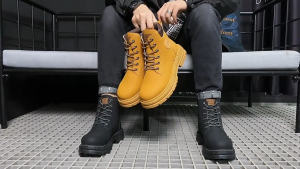 READYSTOCK Classic Boots Shoes Outdoor High Boots Men Ankle Boots Men Leather Shoes