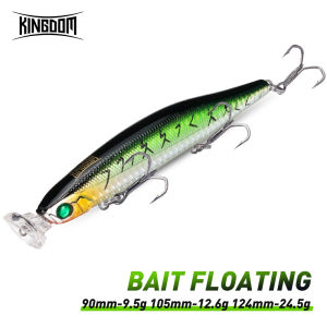 Kingdom Minnow Fishing Lure 9.5g 12.6g 24.5g Long Casting Saltwater Hard Baits 4 Different Lip Pencil Popper For Bass Trout Pike