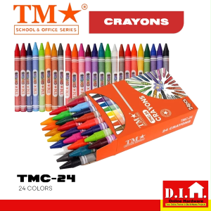 Do It Home TM Crayons 24 Colors TMC-24