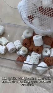 ITOSHI Bio Filter Media Mix 3 in 1 Bio Ring Ceramic Nano Ring Volcano Ring Aquarium fish Tank Bacteria House