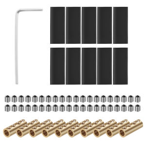 10Pcs Wire Connector Nut Kit 80A 6AWG Copper Splicing Wiring Connector Waterproof Circuit Wire Connecting Terminal