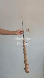 Joran fiber solid kaku super kuat 120cm 5 ring poslen (3kg)