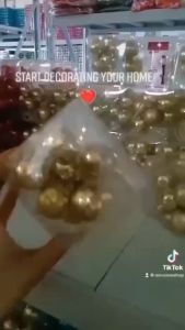 Christmas Balls Big Size 4/6/8CM Christmas Decorations 2024 Christmas Balls Decoration for Home 3 Styles Shatterproof Christmas Tree Decoration Hanging Ball Suitable for Festive Weddings Party