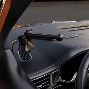 OUHOE | Universal Car Air Vent Phone Holder 17mm Ball Head Mount Base Easy Clip-On Installation Anti Shake Travel Holder