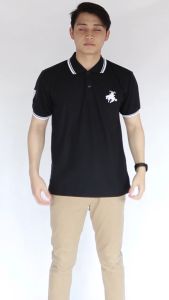 Noveli wear - Kaos Kerah Pria Polo Shirt Distro Bordir Lengan Pendek Ukuran M L XL
