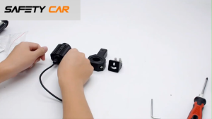 HOTSPEED CNC Motorcycle Mini Driving Light Bracket Led Light Mount Clamp Headlight Alloy Holder