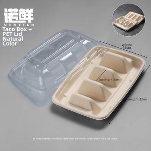 NUOXIAN | Biodegradable Disposal Taco Box