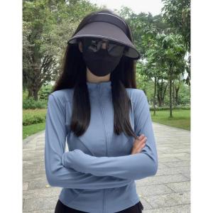 LIKE | Ice Silk Sun Protection Fitness Wear Slim Fit White Open-Cardigan