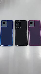 Infinix Hot 20 4G/ Hot 20S/ Hot 30/ Hot 30i Chrome Full Metal Plating Frame Shockproof TPU Case Lens Protective Casing