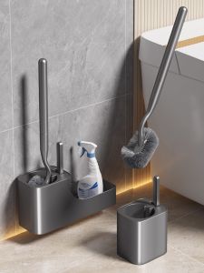 youqin | Stylish No-Dead-Corner Bathroom Toilet Brush Set