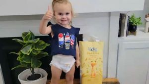 UNIJOY Baby Diapers Pants Skin Care Multi-Piece High Absorption Skin-Friendly Dry Lampin Bayi(NB-XXXL)