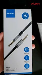 VIVAN Kabel Audio AUX 3.5mm 100cm AUX01 Garansi Resmi 1 Tahun