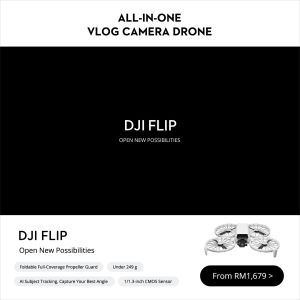 DJI Flip - Camera Drone | Foldable Full-Coverage Propeller Guard | Under 249g | Subject Tracking | 4K/60FPS HDR Video