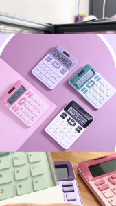 เครื่องคิดเลข 12 หลัก พลังงานแสงอาทิตย์ ใช้พลังงาน2ระบบ สะดวกพกพาง่าย สินค้าพร้อมส่งในไทย