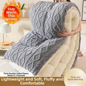 Warm Soft Taffeta Lambswool Milk Velvet Winter Blanket