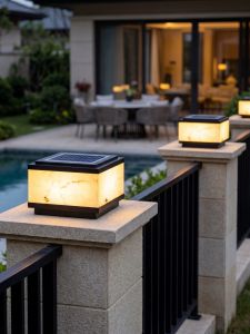 VINCAN | Solar High Brightness Waterproof Outdoor Column Lamp