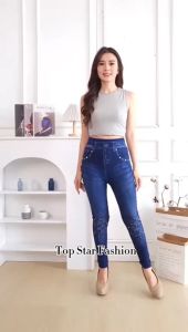 Ts - Legging wanita Legging Jeans terbaru viral Premium Import Leging  New Jeans Terbaru legging sport legging fashion Legging Premium Legging sepedaan Bahan Kaos Import S-XXL Celana Legging Wanita