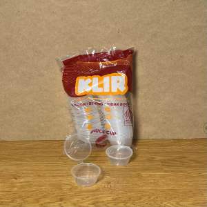 Cup Sambal Thinwall Klir 60ml Anti Pecah Food Grade Isi 50 Pcs Cup Saus Plastik Serbaguna Praktis Aman