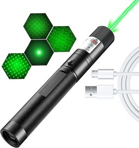 🔥Original + 24 hours delivery✅ Laser Flashlight High Power Green Laser Pointer Adjustable Focus Outdoor Travel Indicator Range 2000-5000m