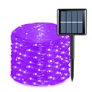LED Solar Fairy Waterproof Copper Wire String Lights Christmas Party Garland Solar Power Lamp for Outdoor Garden Wedding