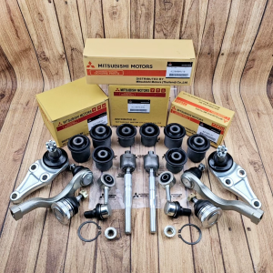 1 PAKET BUSHING ATAS BAWAH RACK END LINK STABIL BALL JOINT TIE ROD MITSUBISHI TRITON HDX PAJERO 2015 UP