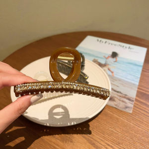 Large Size Acetate Hair Clips Womens Summer Shark Clamp Headwear Hair Accessories Back of Head Styling Hairpins Luxury Feel