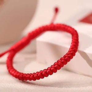 30/20/10Pcs Handmade Red String Bracelet for Lover / Lucky Amulet / Friendship Braid Rope / Birthday Gifts Jewelry Wristband