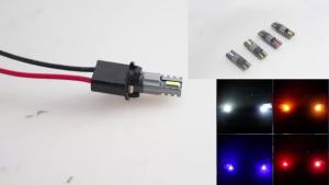 KEVANLY | 2Pcs Super Bright T10 W5w Led Bulb 5w5 194 168 1860 Side Lights Bulbs License Plate Lamp White Interior Clearance Plug and play