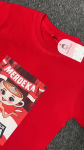 Kaos Anak 17 Agustus Kaos Kemerdekaan Indonesia Ke-80 Kaos Anak Sablon ANOMALI