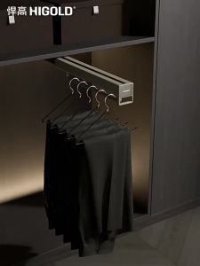 HIGOLD | Damping Pull-out Top-mounted Closet Organizer