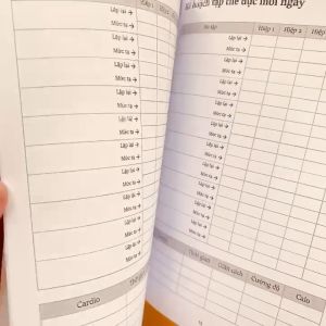 [Sổ tay Nhật ký Giảm cân] - Sổ tay kế hoạch cuộc đời phát triển bản thân