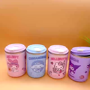 Stainless Baby Cup 500ML Karakter Sanrio / Breakfast Mug Soup Tempat Soup Bekal Termos Stainless Sekolah/Kerja KAMIMURAH Travel Stainless Steel M 5016