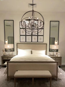 American Retro Industrial Style Restaurant Crystal Chandelier Creative Iron Ball Clothing Store Bar Club Engineering Lamps