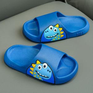Childrens Slippers Home Outdoor Wearable Soft Bottom Anti-Slip Odor-Resistant Dinosaur Themed Summer Slip-On Shoes for Boys And Girls