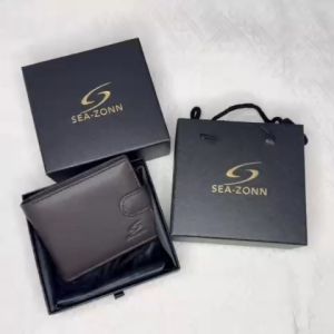 DOMPET KULIT CLIP WALLET BOY LELAKI MEN WALLET CLIP FASHION SHORT WALLET COW LEATHER  CARD HOLDERS READY STOCK