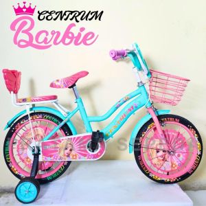 Sepeda Anak Perempuan 16 Inch Centrum Barbie Dengan Lampu Musik