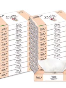 Portable Rectangular Tissue Paper Travel Pack Carriage Baby Walking 3 Layers 40 Sheets Wet Wipes Wood Pulp Based Life Tissues