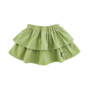 YOEHYAUL | Double Layer Cute Sweet Flower Fairy Emblem Short Skirt