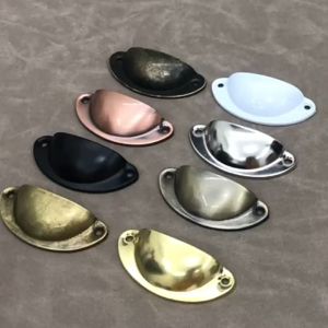 Tarikan Pegangan Handle Laci Pintu Lemari Antik Model Keong Tarikan Lemari Unik Coak Kerang 5 Warna Anti Karat tarikan lemari Laci