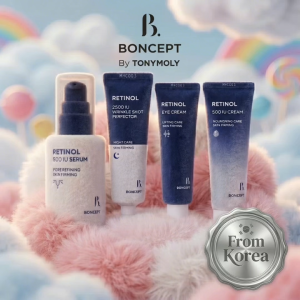 Combo Set 4 Sản Phẩm Retinol Boncept - Tăng Đàn Hồi Chống Lão Hóa & Trẻ Hóa Toàn Diện