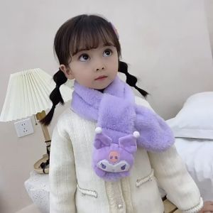 Kids Soft Plush Winter Ear Muff Scarf Gloves Ear Warmer Unicorn Rabbit Super Hero for Boys Girls