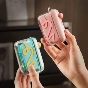 Protable Floss Picks Storage Box Auto Dispenser Small Dental Floss Refillable Toothpicks Teeth Cleaning Tools Toothpick Supplies