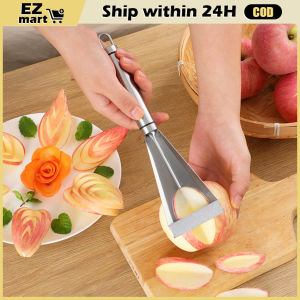 【Fast Shipping】 Stainless Steel Diy Platter Decoration Fruit Carving Knife Fruit Artifact Triangle Vegetable Cutter Non-Slip Kitchen Gadgets Fruit-Carving-Knife