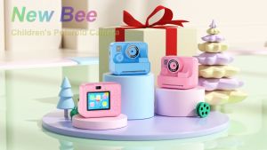 New Bee H16 กล้องถ่ายรูปพร้อมปริ้นท์ทันทีขนาด 2.4 นิ้ว ความละเอียด 1080P HD สำหรับเด็กผู้หญิงและเด็กผู้ชาย พร้อมการ์ดหน่วยความจำ TF 32GB และกระดาษรูป Instant Print Camera