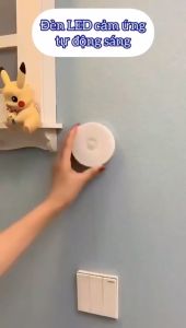 Đèn Cảm Biến Chuyển Động Tự Động Sáng Khi Có Người Tới Gần - Đèn Led Tròn Cảm Ứng Chuyển Động Dán Tường Sạc USB - Đèn Ngủ Cảm Ứng Tự Động